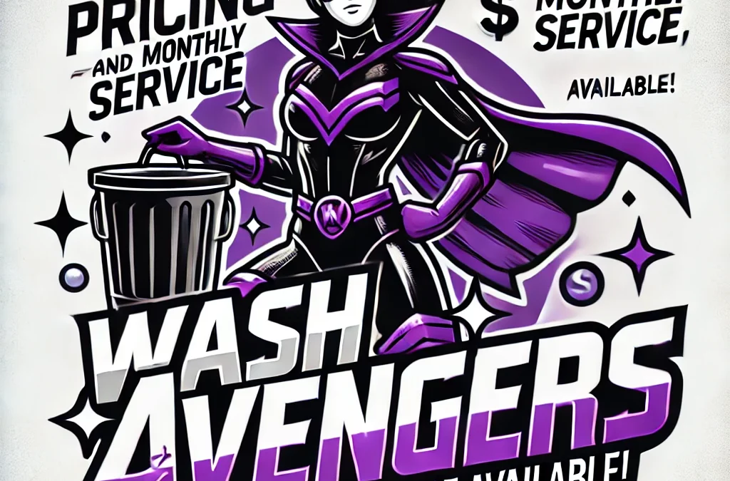 Wash Avengers Trash Can Cleaning Service New Lower Price